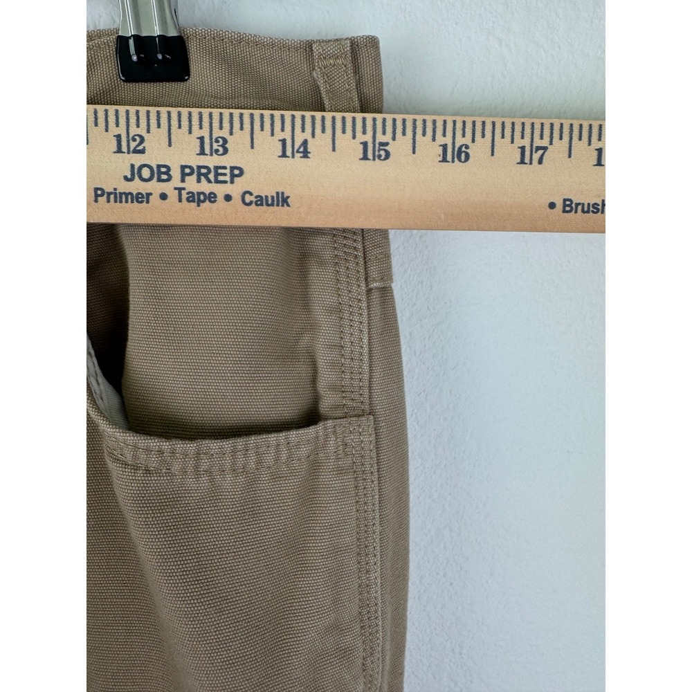 Carhartt FR Work Pants Mens 30x34 Tan Excellent Flame Resistant Loose Fit GKN - Picture 7 of 8